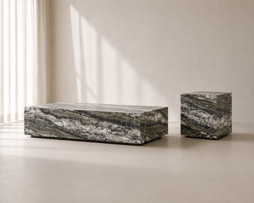Hudson Stonehouse piece rotating through stone selections